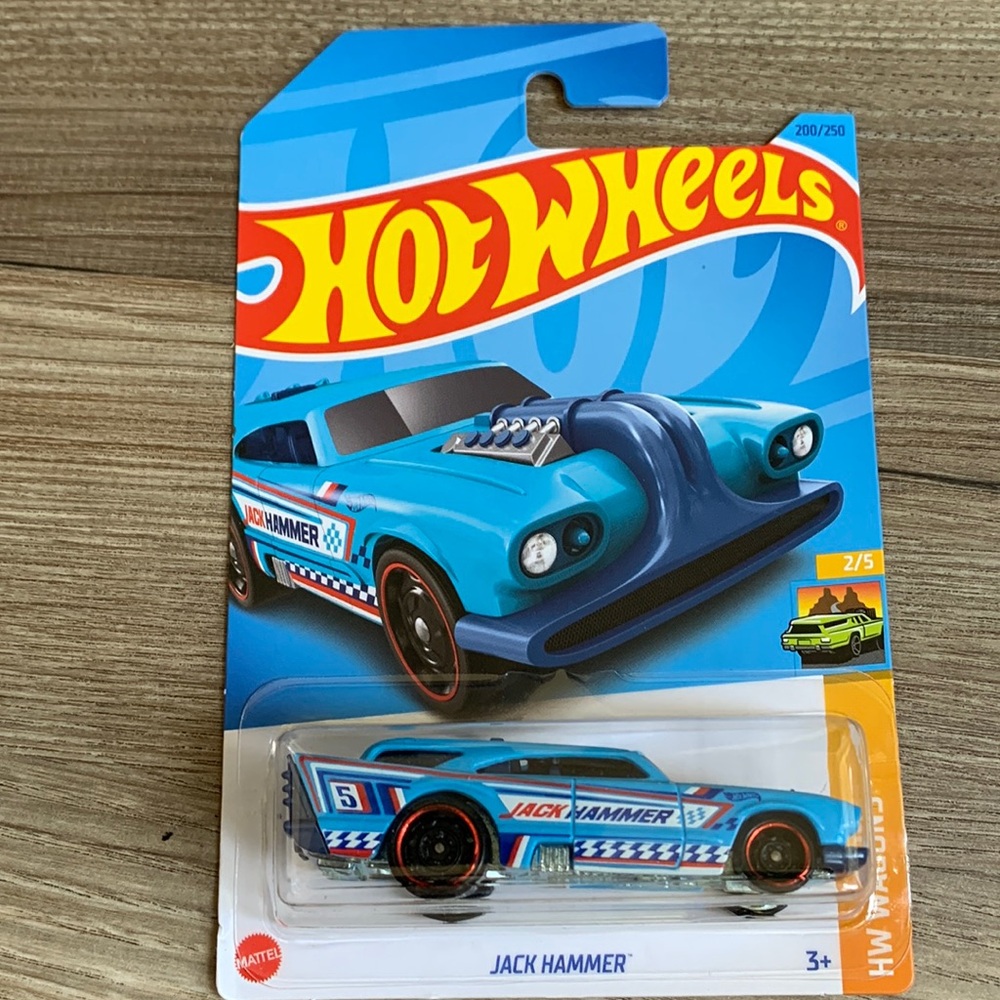 Hot Wheels HW Wagons Jack Hammer Hotwheels Blue Station Wagon Car 2023 🆕
